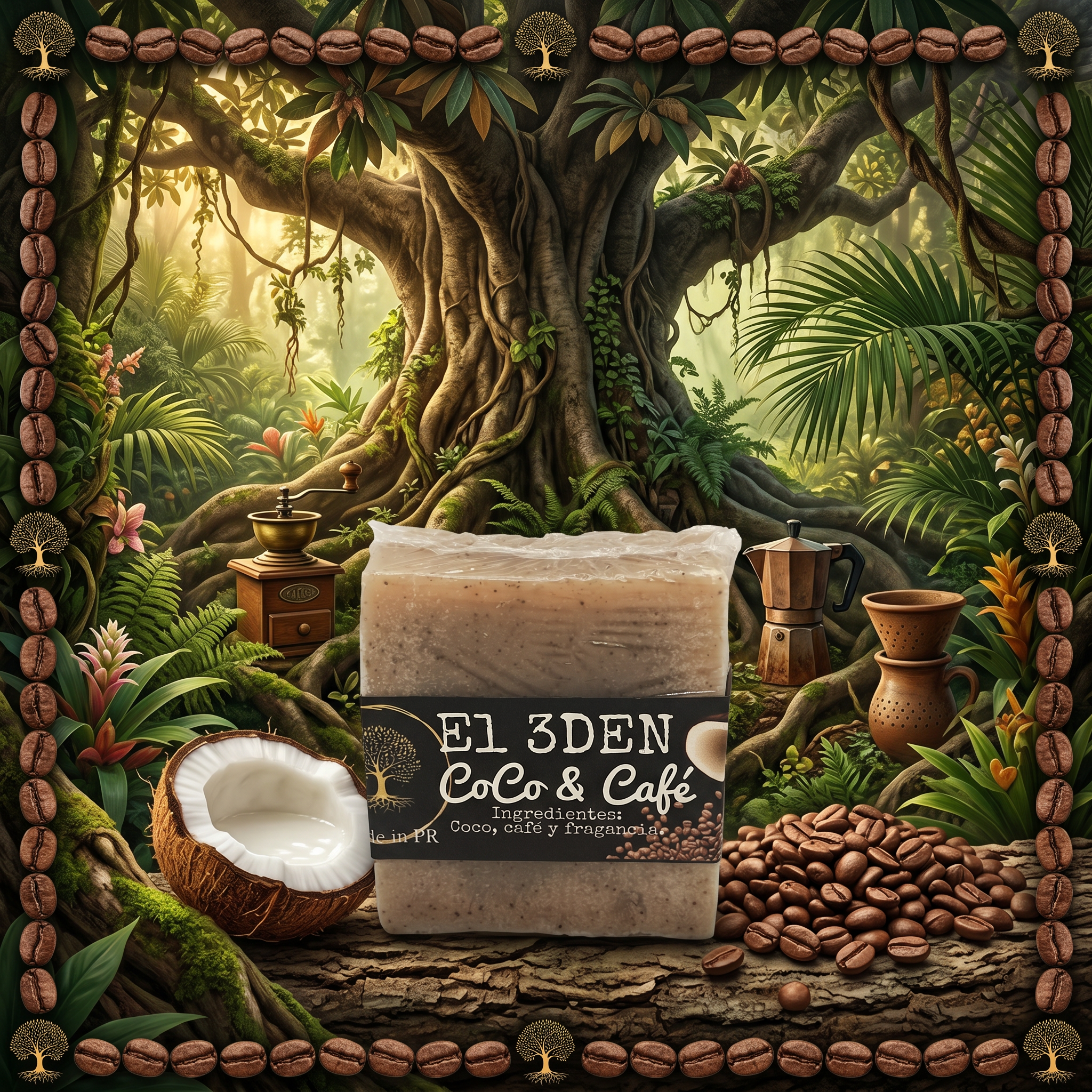 Jabón - Coco y Café